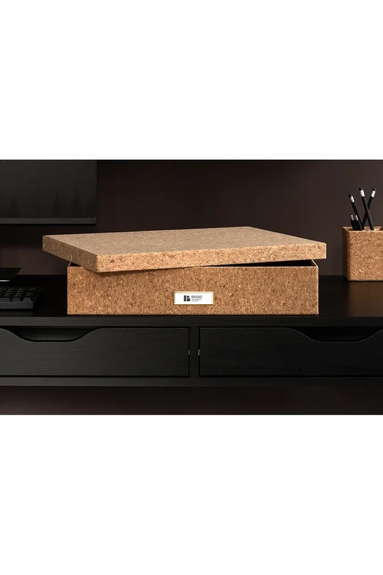 Bigso Box of Sweden pudełko do przechowywania Sverker A3 43,5 x 31 x 8,5 cm 9341N4064.99 brązowy