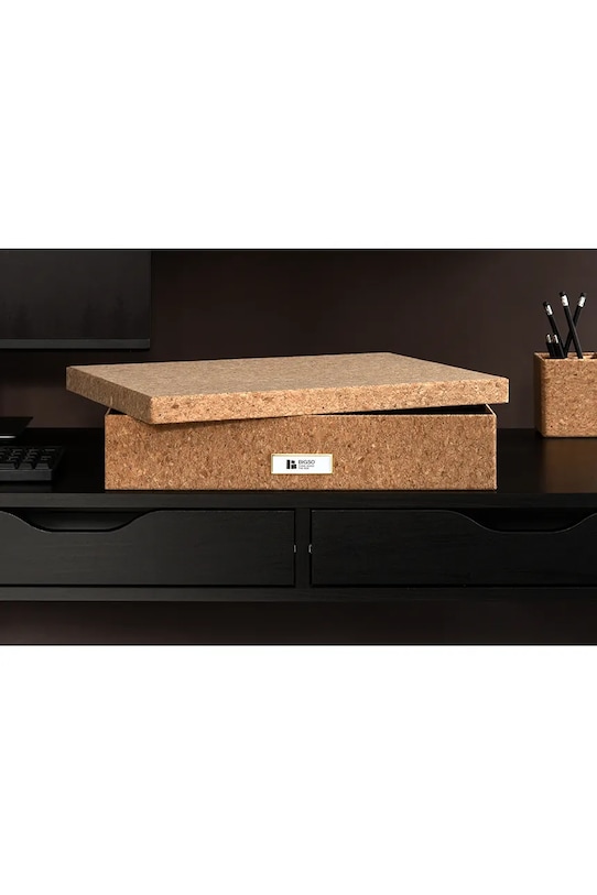 Bigso Box of Sweden pudełko do przechowywania Sverker A3 43,5 x 31 x 8,5 cm 9341N4064.99 brązowy