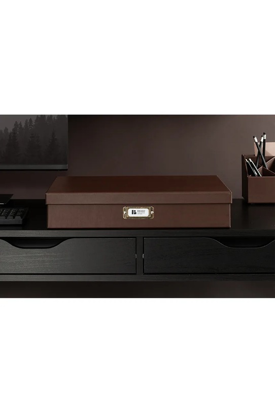 Bigso Box of Sweden pudełko do przechowywania Sverker A3 43,5 x 31 x 8,5 cm brązowy 9341R3072.99