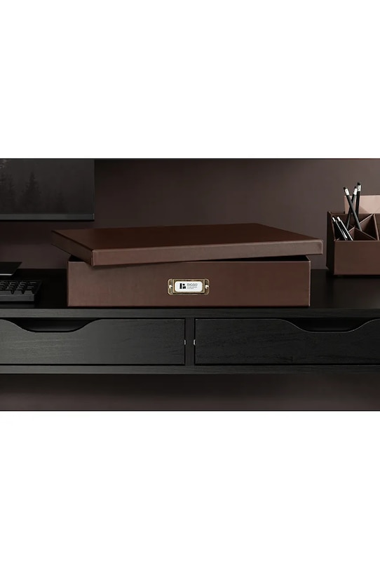 Bigso Box of Sweden pudełko do przechowywania Sverker A3 43,5 x 31 x 8,5 cm 9341R3072.99 brązowy