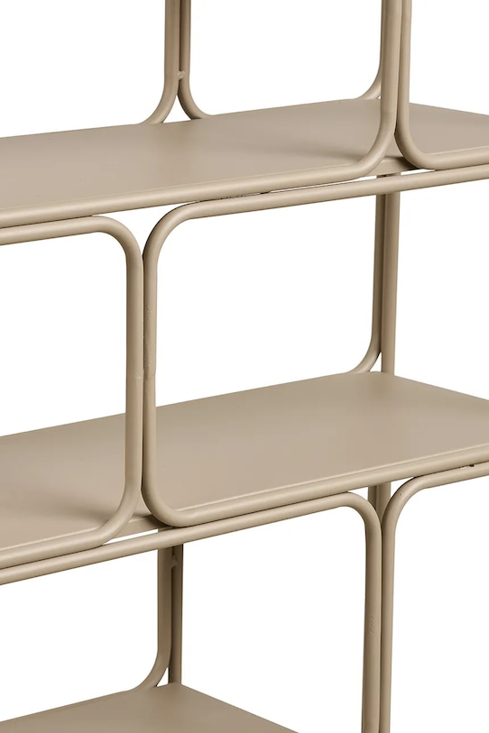 Salon i sypialnia House Nordic półka wisząca z metalu 18 x 48 x 64 cm 3251010 beżowy