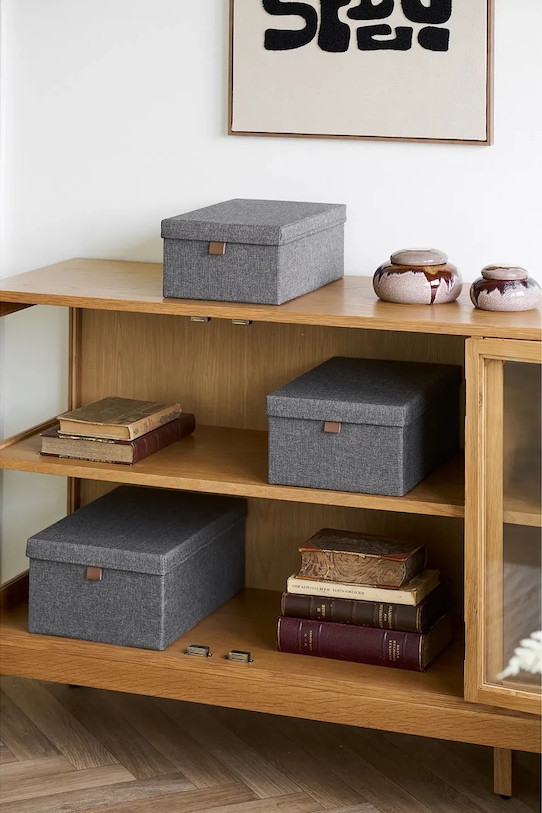 House Nordic zestaw pudełek do przechowywania Noto 3-pack 4401573 szary