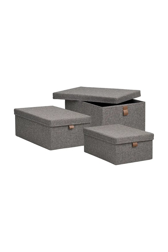 House Nordic zestaw pudełek do przechowywania Noto 3-pack 4401573 szary AA00