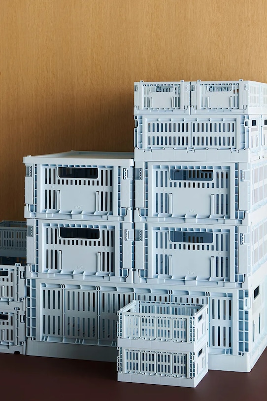 HAY pudełko do przechowywania z tworzywa sztucznego 18,5 x 34,5 x 53 cm AB634.A603.AE92 niebieski AA00