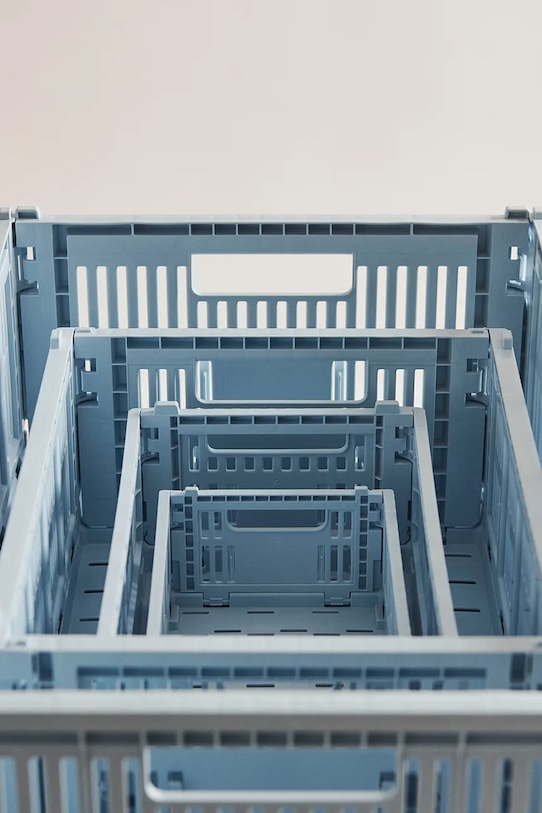 HAY pudełko do przechowywania z tworzywa sztucznego 18,5 x 34,5 x 53 cm AB634.A603.AE92 niebieski