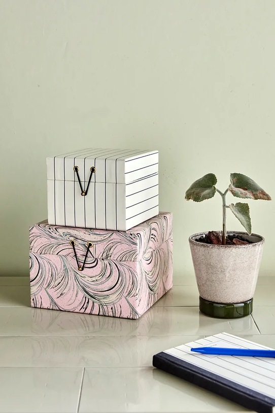 Σετ κουτιών αποθήκευσης House Doctor HDkeep 2-pack 900001807 πολύχρωμο AA00