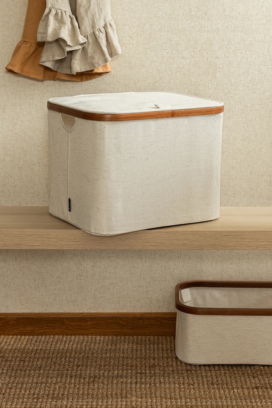 Bigso Box of Sweden коробка для зберігання з текстильного матеріалу 40,5 x 33 x 30 cm бежевий 6983S0601.99