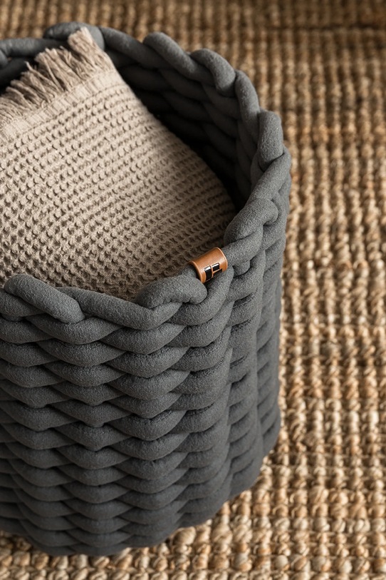 Bigso Box of Sweden кошик для зберігання з текстильного матеріалу 25 x 25 cm 6991S1001.99 чорний