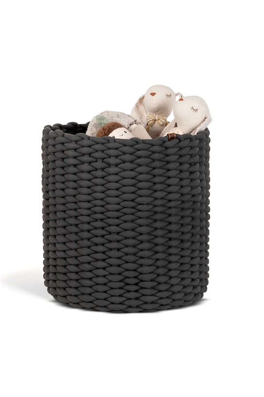 Obývacia izba a spálňa Bigso Box of Sweden kôš na skladovanie z textilného materiálu 40 x 40 cm 6992S1001.99 čierna