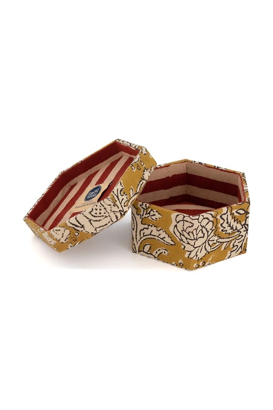 Salon i sypialnia Doing Goods zestaw pudełek do przechowywania z materiału tekstylnego 1.20.21.029.008.3 multicolor