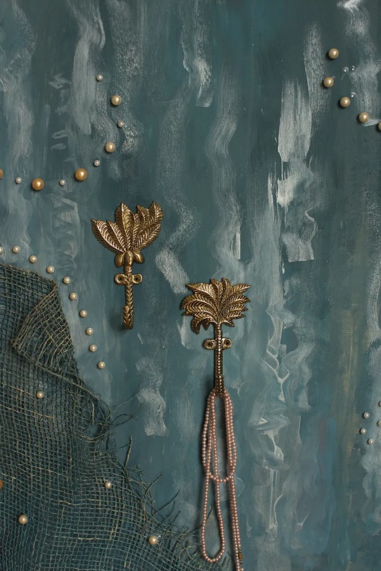 Doing Goods zestaw haczyków ściennych mosiężnych 12 x 7 x 0,5 cm 1.10.10.062.926.3