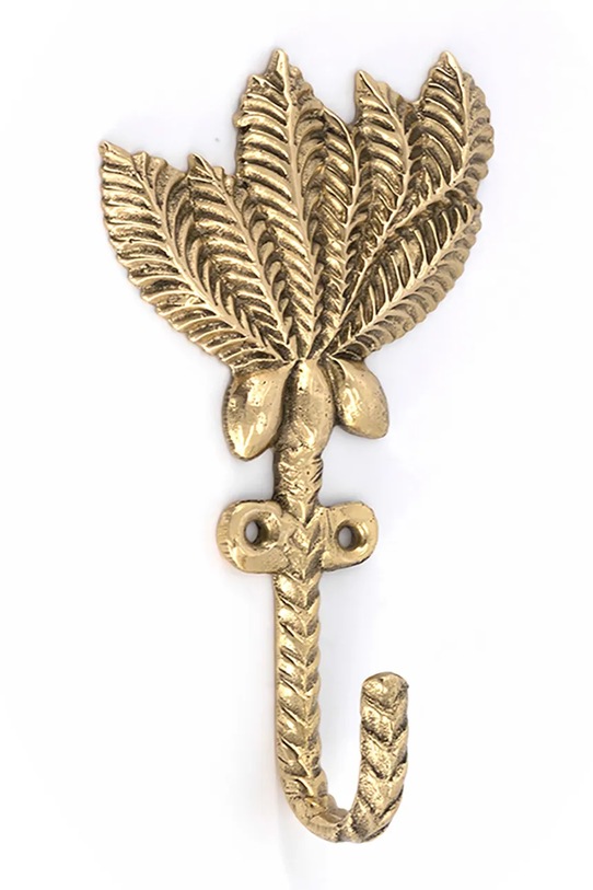 Salon i sypialnia Doing Goods zestaw haczyków ściennych mosiężnych 12 x 7 x 0,5 cm 1.10.10.062.926.3 żółty