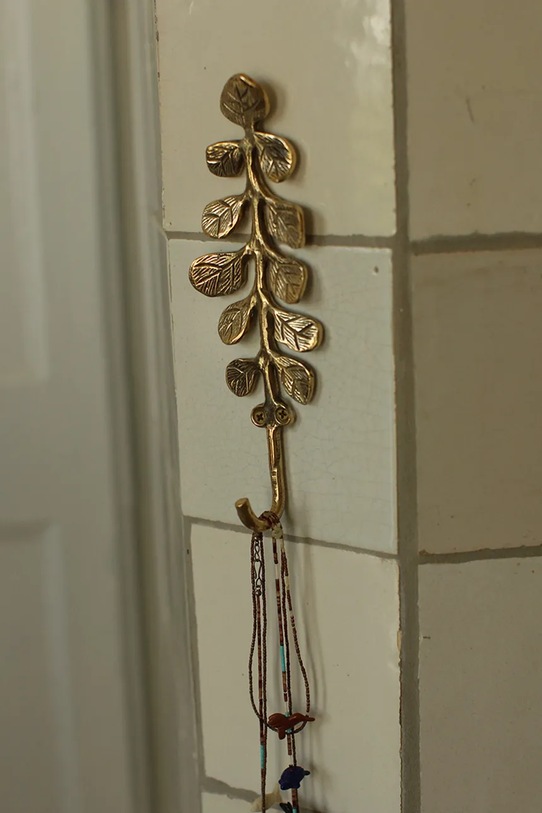 Doing Goods haczyk ścienny mosiężny 19,5 x 6,5 x 3,5 cm żółty 1.10.10.076.099.5