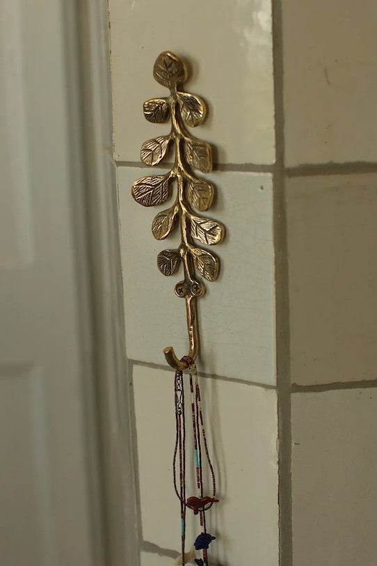 Doing Goods haczyk ścienny mosiężny 19,5 x 6,5 x 3,5 cm żółty 1.10.10.076.099.5