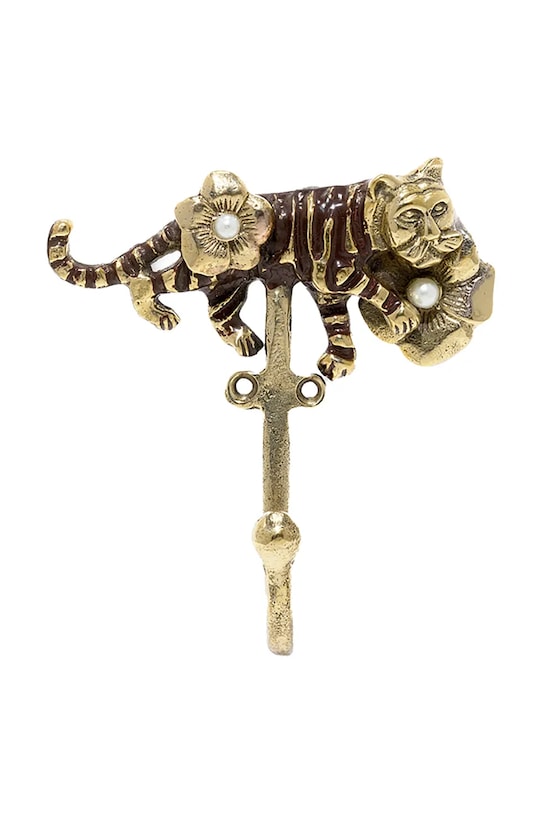 Doing Goods haczyk ścienny mosiężny 9 x 9 x 3,5 cm żółty 1.10.10.083.099.3