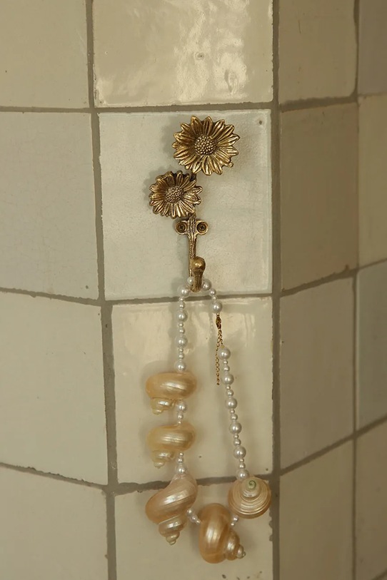 Doing Goods haczyk ścienny mosiężny 12 x 6 x 3,5 cm żółty 1.10.10.086.099.3