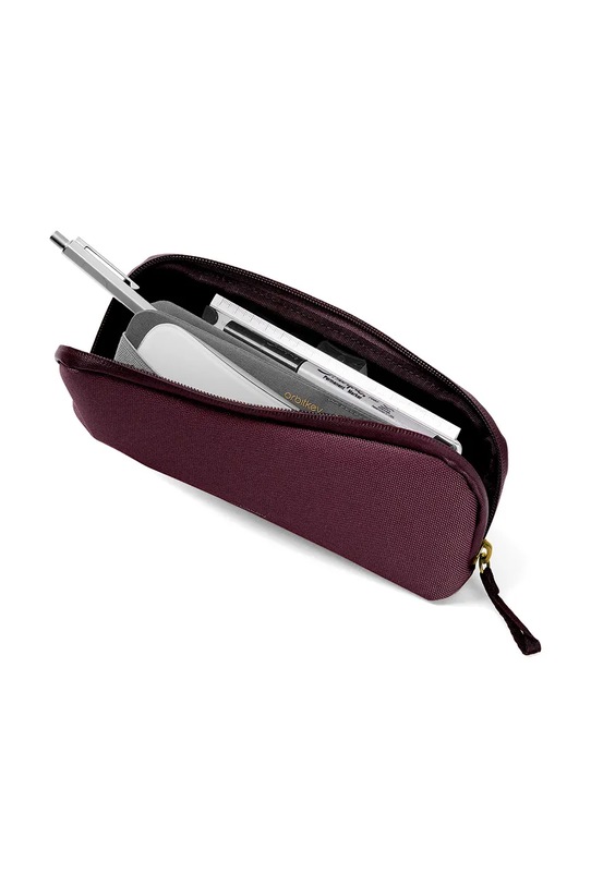 Salon i sypialnia Orbitkey piórnik z materiału tekstylnego WPC1.PLM.109 bordowy