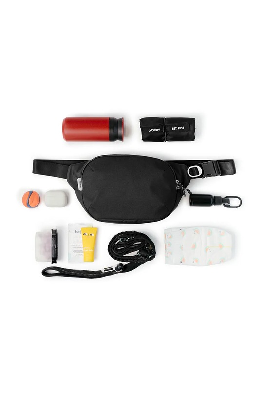 Orbitkey torba na ramię z materiału tekstylnego BUS1.BLK.109