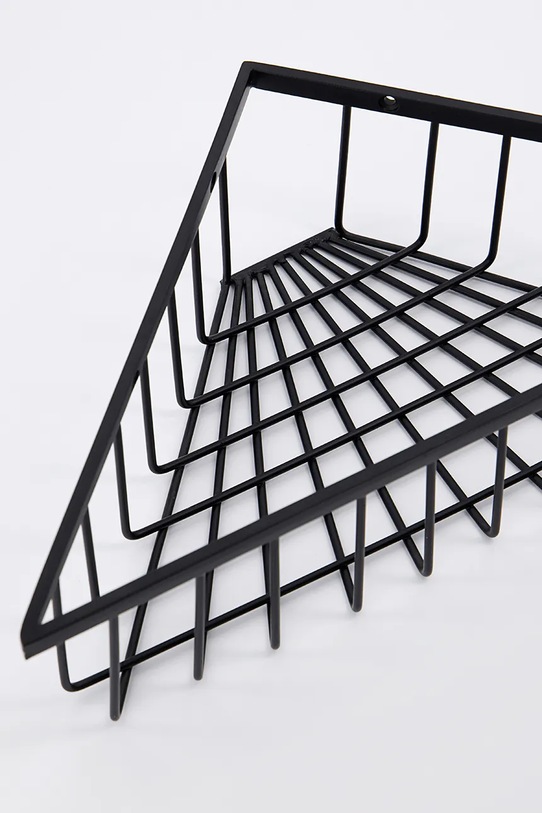 House Doctor półka ścienna ze stali nierdzewnej 26 x 9,5 cm 205343012 czarny AA00