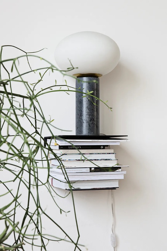 House Doctor półka ścienna ze stali 32 x 25 x 23 cm 208580901 czarny AA00