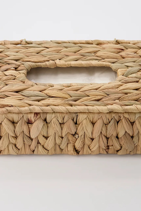 Salon i sypialnia House Doctor pojemnik na chusteczki 27 x 14 x 9 cm 262240300 beżowy