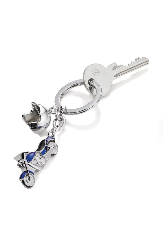 Troika brelok na klucze z metalu polerowanego 11 x 3,5 x 2,8 cm TRKR13.23.CH szary AA00