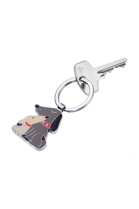 Troika brelok na klucze z metalu polerowanego 7,6 x 3,5 x 1 cm TRKR18.05.BR multicolor AA00