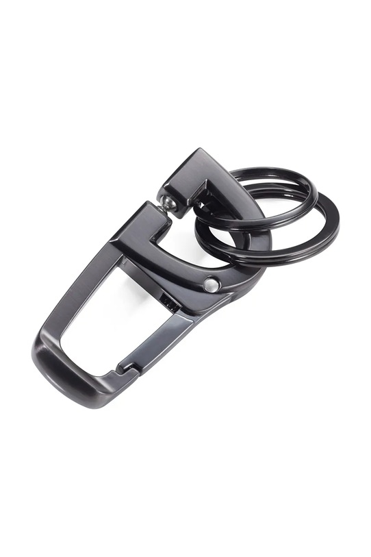 Troika brelok na klucze z metalu polerowanego 5,5 x 2,7 x 1 cm czarny TRKR18.06.GM