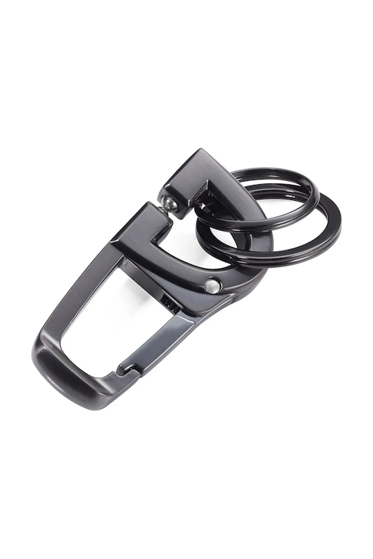 Troika brelok na klucze z metalu polerowanego 5,5 x 2,7 x 1 cm czarny TRKR18.06.GM