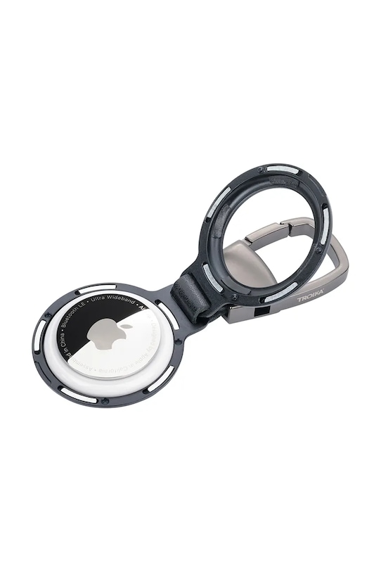 Troika brelok na klucze z metalu polerowanego TRKR25.05.BK czarny AA00