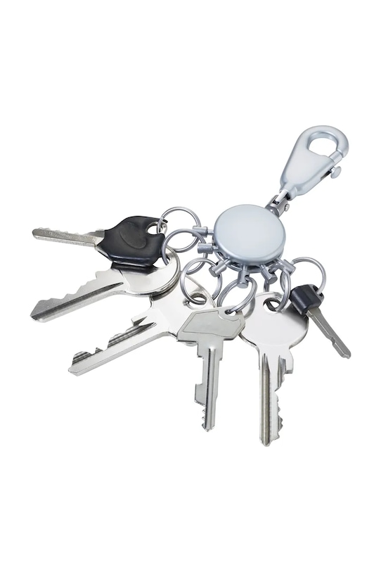 Salon i sypialnia Troika brelok na klucze 9 x 2,5 x 1 cm TRKYR60.MC szary