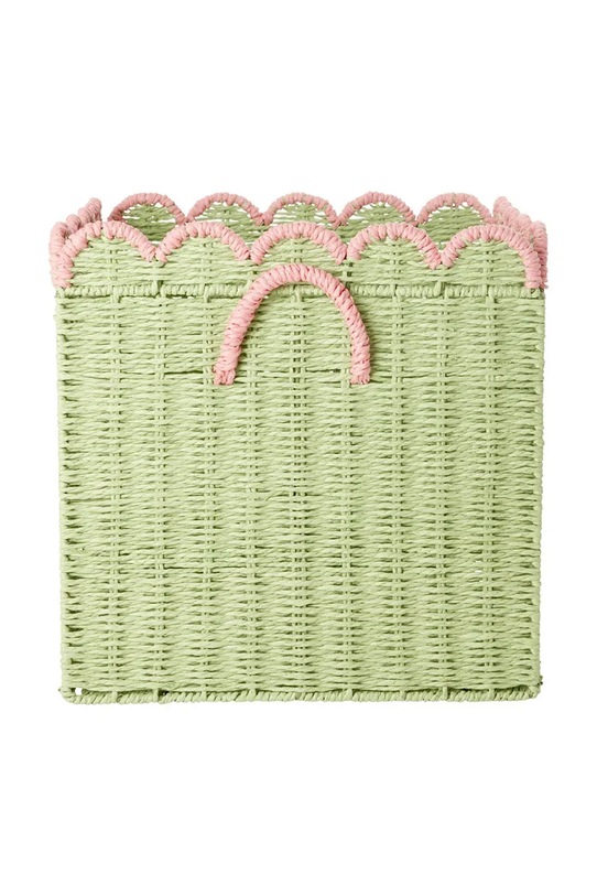 Rice kosz do przechowywania z papieru 33 x 33 x 33 cm zielony BSPAP.30G