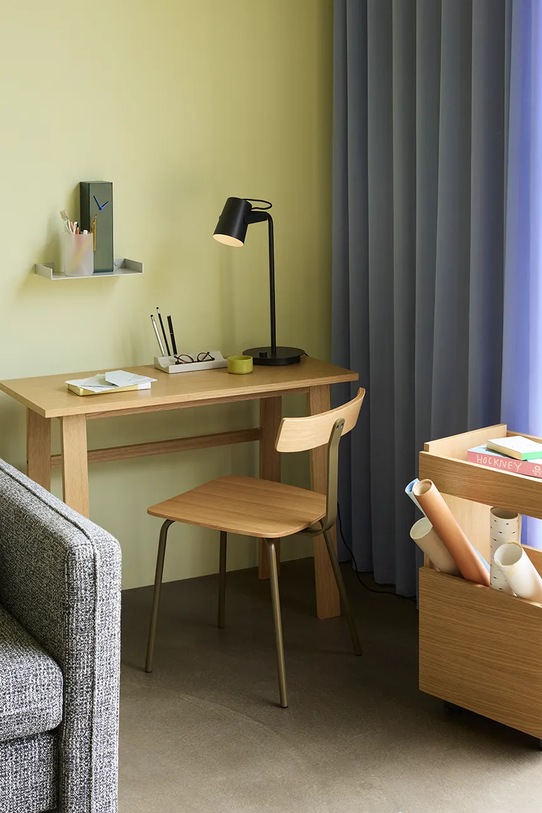 Hübsch półka ścienna z metalu 30 x 15 x 3 cm szary 992109