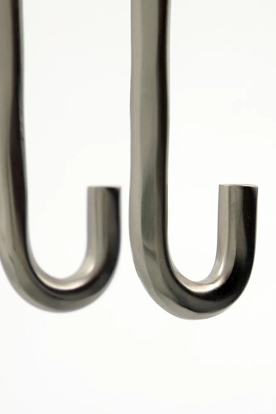 House Doctor закачалка за стена от неръждаема стомана 15 x 4 x 10 cm 205345019 сив AA00