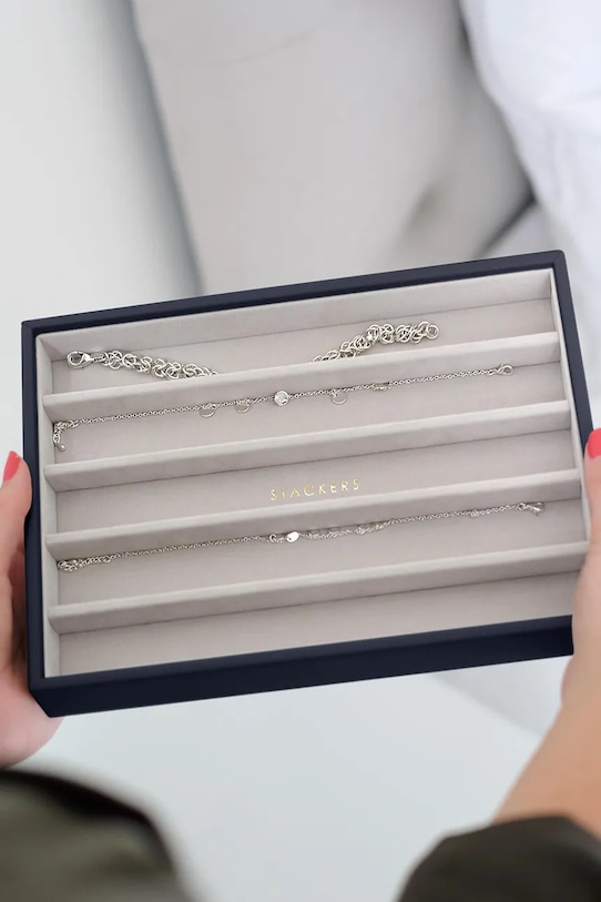 Salotto e camera Stackers organizer gioielli 75995 blu navy