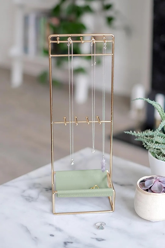 Salon i sypialnia Stackers stojak na biżuterię 74556 zielony