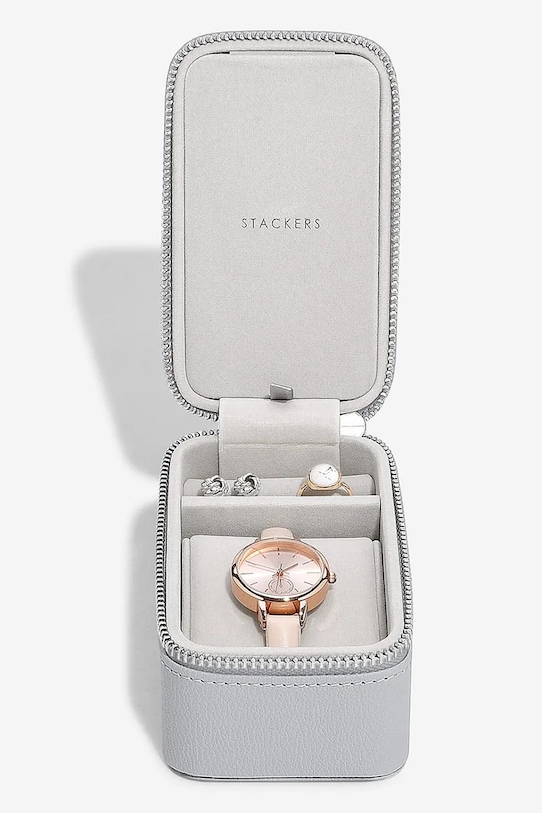 Stackers cutie de voiaj pentru bijuterii gri 76330