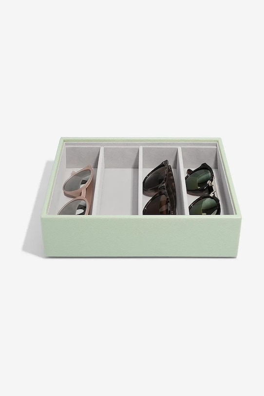Organizér na okuliare Stackers zelená 74516