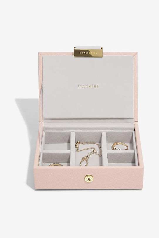 Living și dormitor Stackers cutie de bijuterii 76151 roz