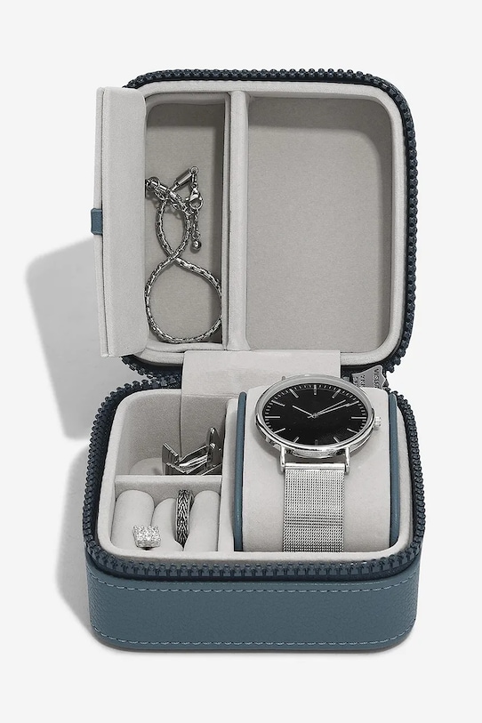 Stackers cutie de voiaj pentru bijuterii albastru 76401.