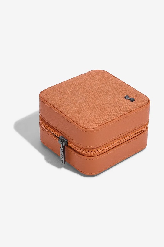 Salon i sypialnia Stackers pudełko podróżne na biżuterię i zegarek 76402. pomarańczowy