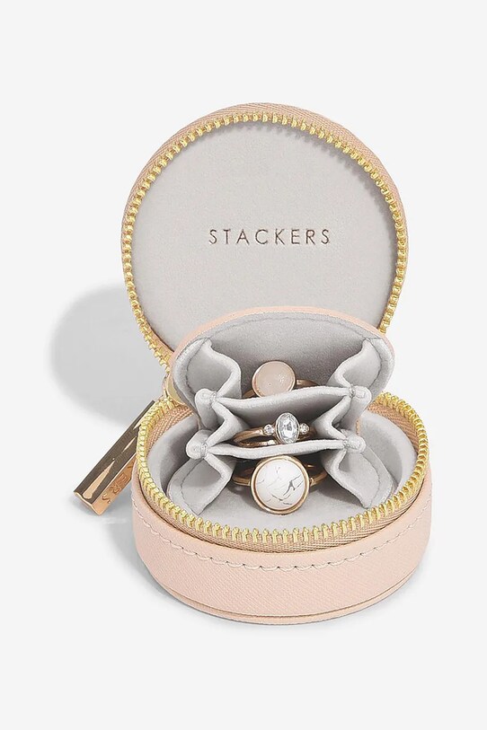 Stackers cutie de voiaj pentru bijuterii roz 76203