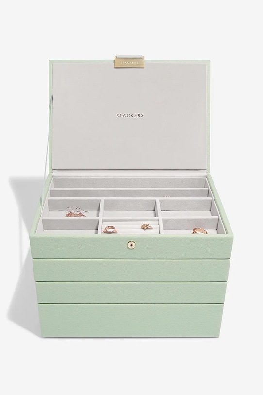 Stackers cutie de bijuterii verde 74518