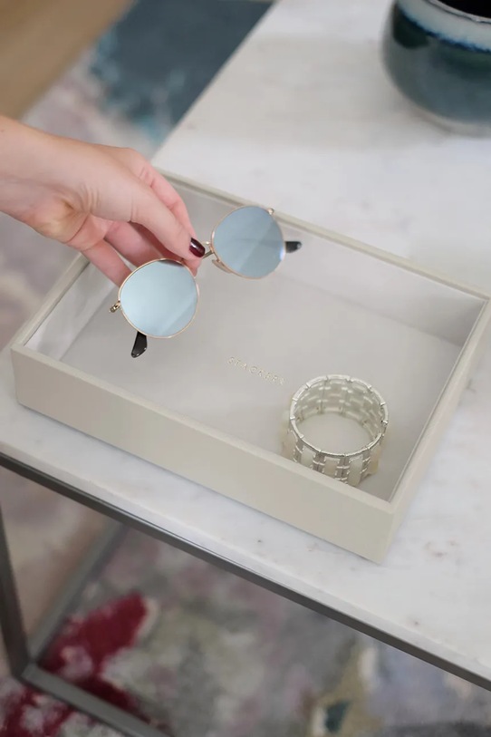 Obývacia izba a spálňa Organizér na šperky Stackers 75604 béžová