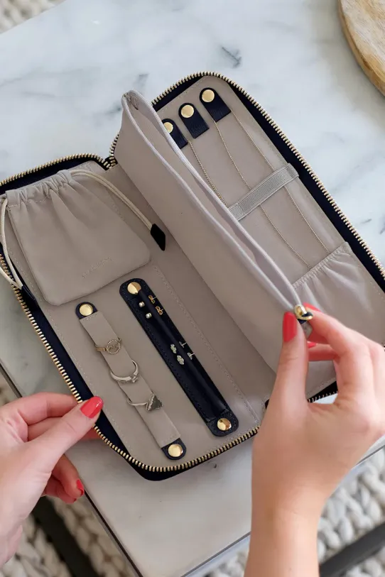 Stackers pudełko na biżuterię 76000 granatowy