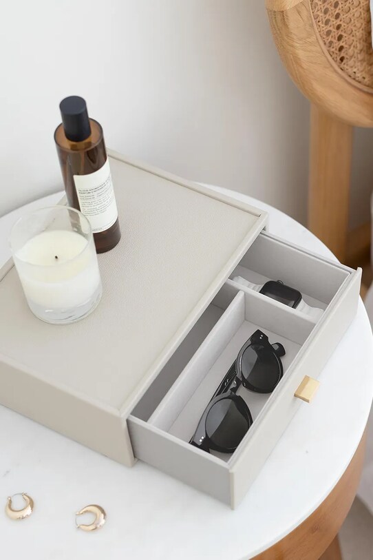 Living și dormitor Stackers cutie de bijuterii 75803 bej