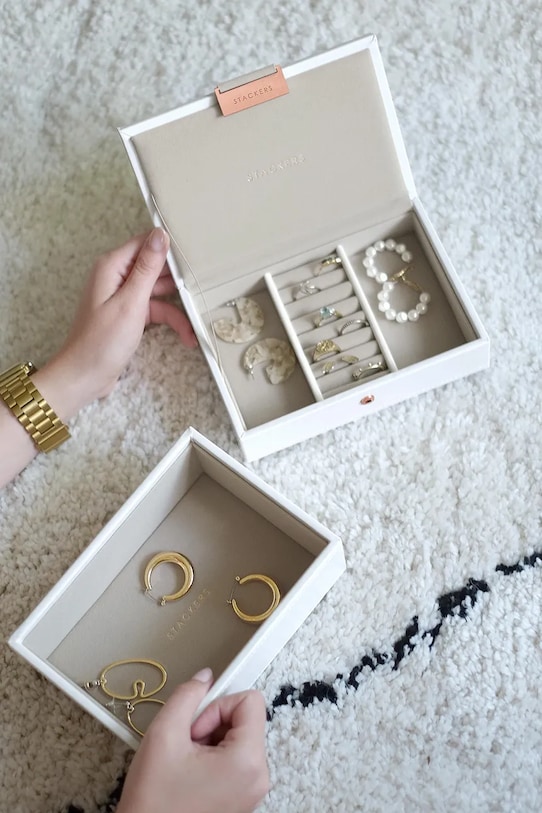 Stackers cutie de bijuterii roz 74107