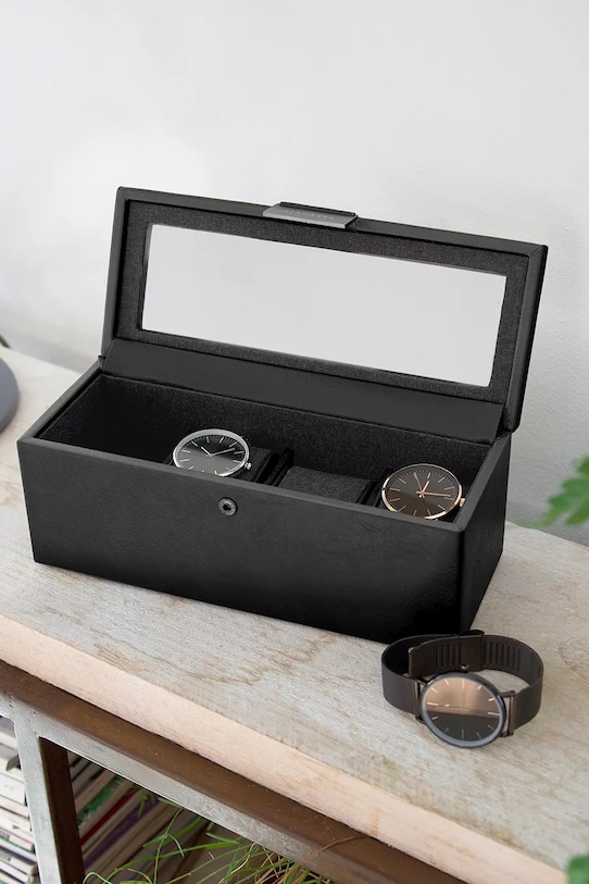 Living și dormitor Stackers cutie de ceasuri 0 75399 negru