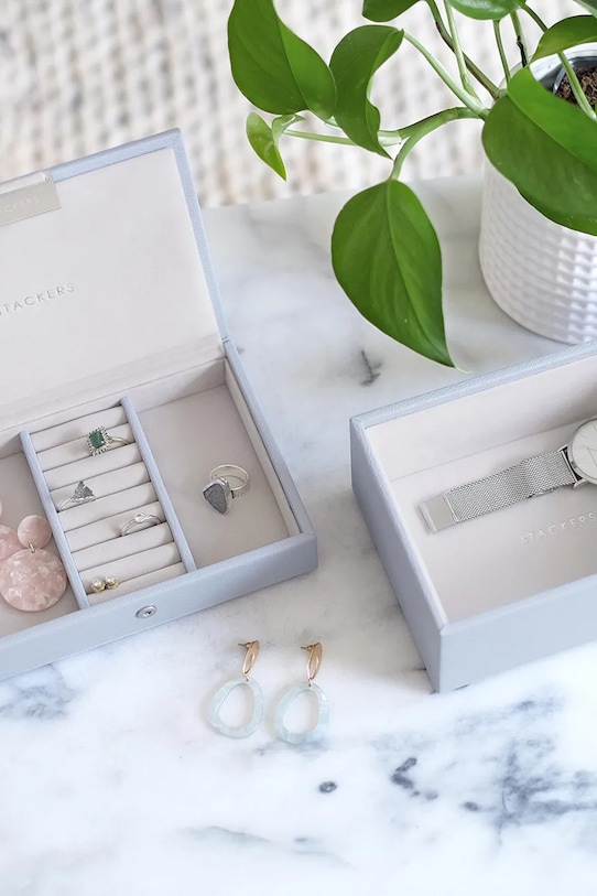 Stackers szkatułka na biżuterię 74600 niebieski