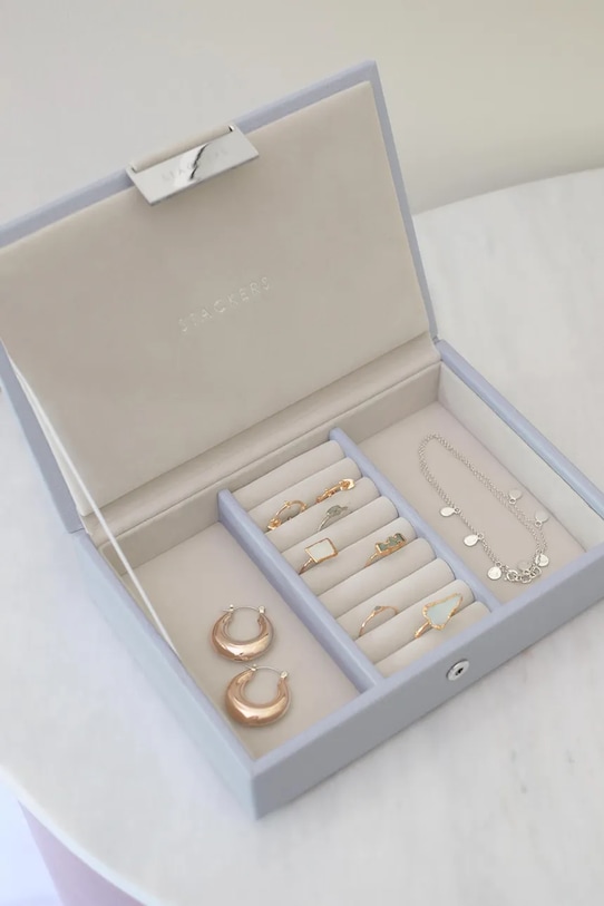 Stackers szkatułka na biżuterię 74601 niebieski AA00